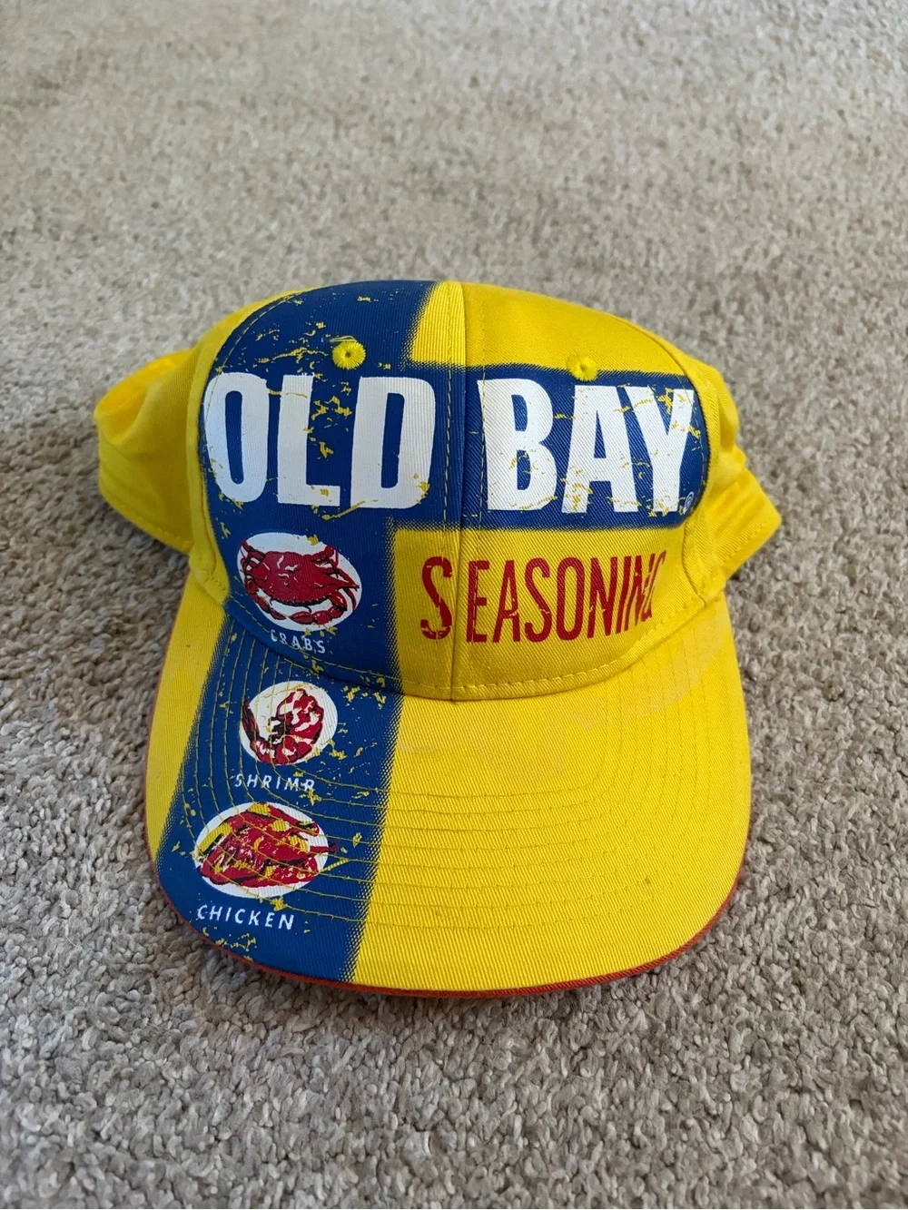 Old Bay Seasoning “Can Yellow” Baseball Cap